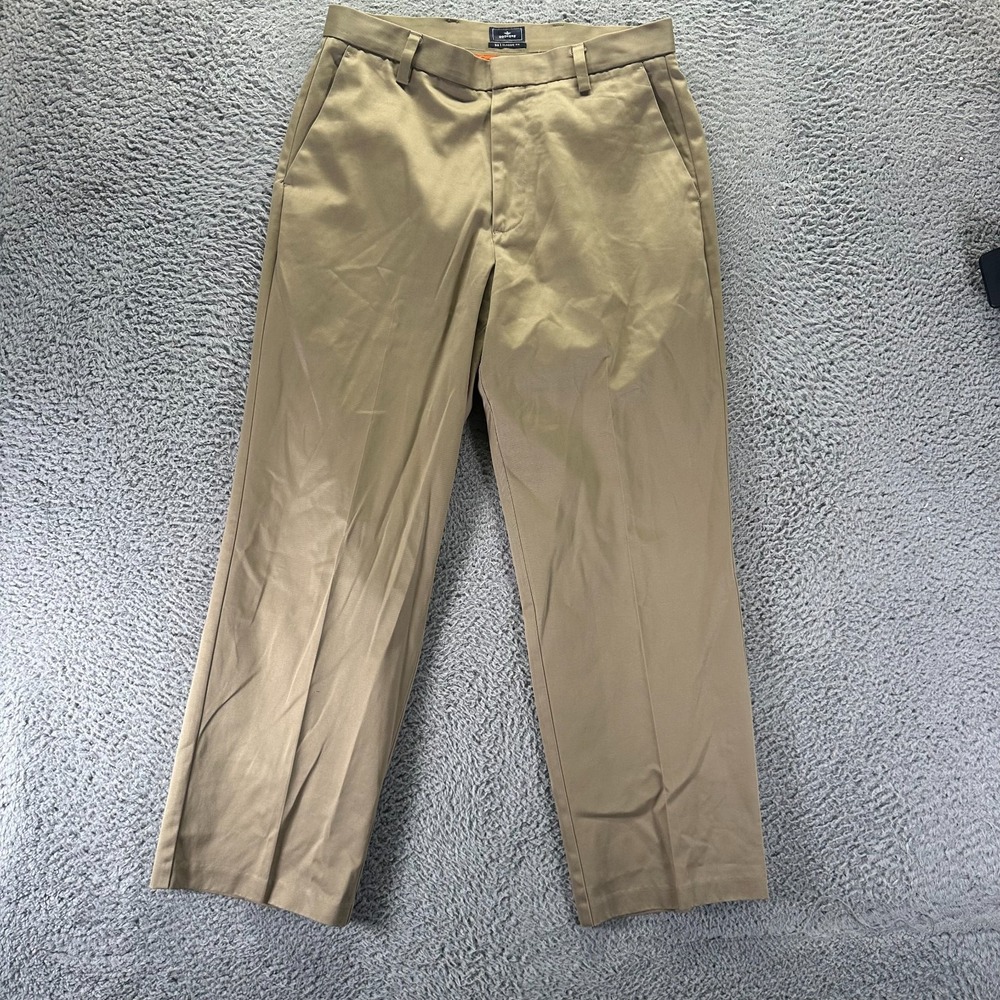 Dockers D3 Pant Mens 33x30 Beige Cotton Khakis Straight Classic Utility Workwear